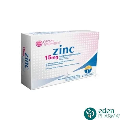 Galien Pharma Zinc 15 mg 30 Comprimes