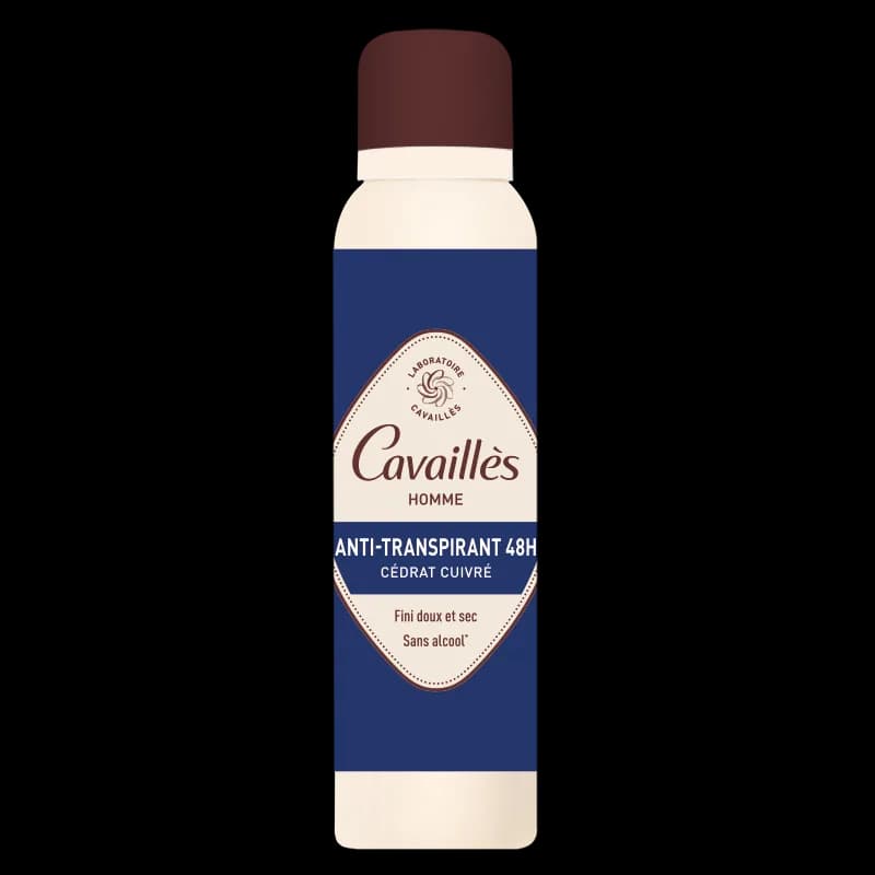 ROGE CAVAILLES DEO SPRAY HOMME ANTI TRANSPIRANT ANT-TRACES 48H CEDRAT CUIVRE 150ML