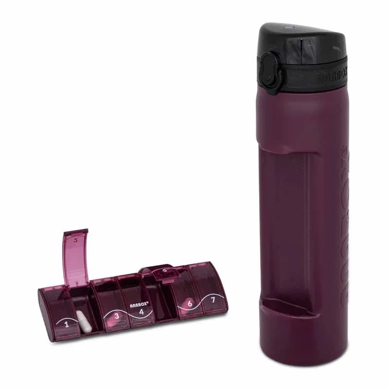 Gourde Anabox Avec Pilulier Semainier Box7