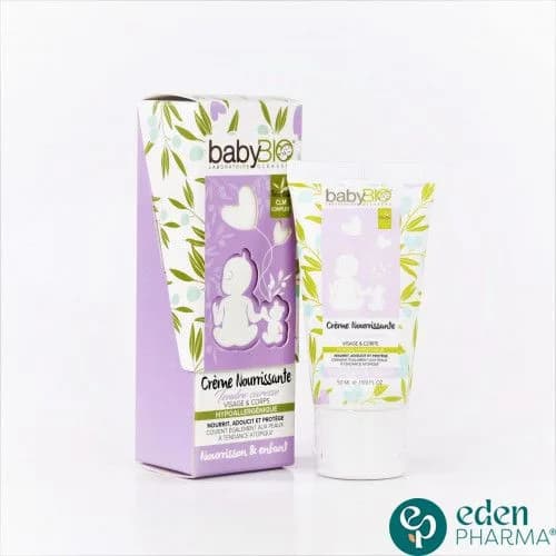 Baby Bio Creme Nourrissante Visage et Corps 50 ml