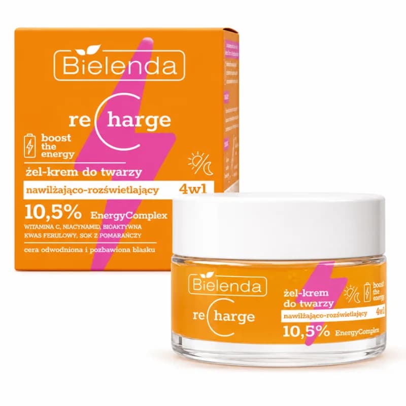 Bielenda Recharge Boost Gel Creme Hydratant Illuminateur 50 ml