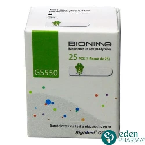 Bionime Boite de 25 Bandelettes
