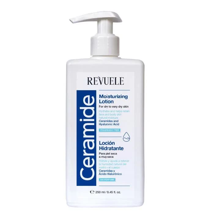 Revuele Lait Hydratant Visage et Corps pour Peaux Sèches 250 ml