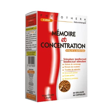 Vital Phytothera Memoire Concentration 30 Gelules