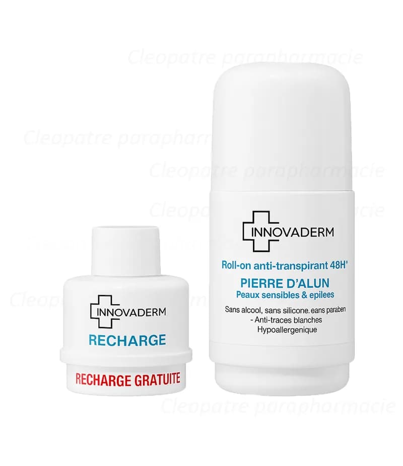 Innovaderm Roll On Anti Transpirant + Recharge Offerte