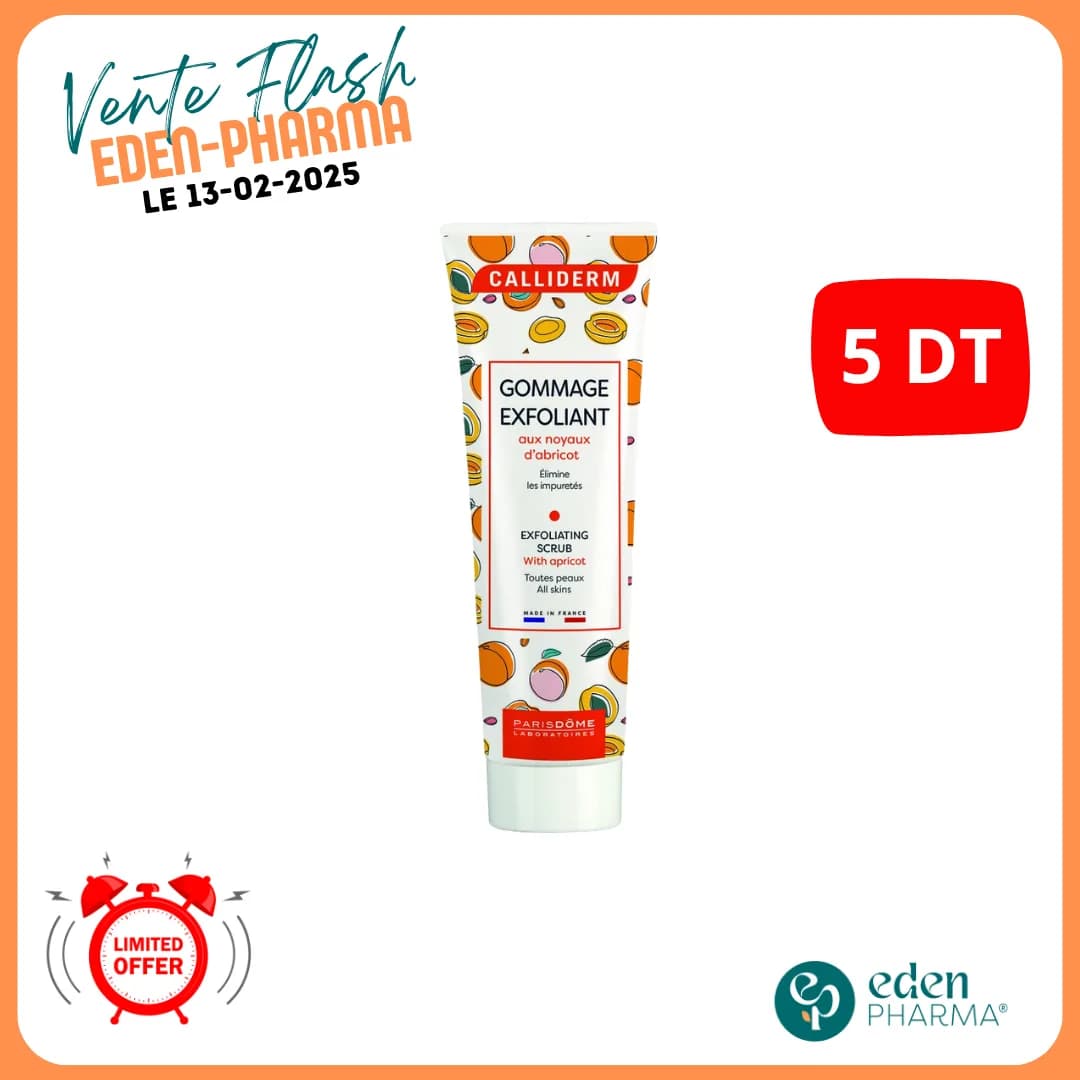 Calliderm Gommage Exfoliant Abricot Visage 150 ml