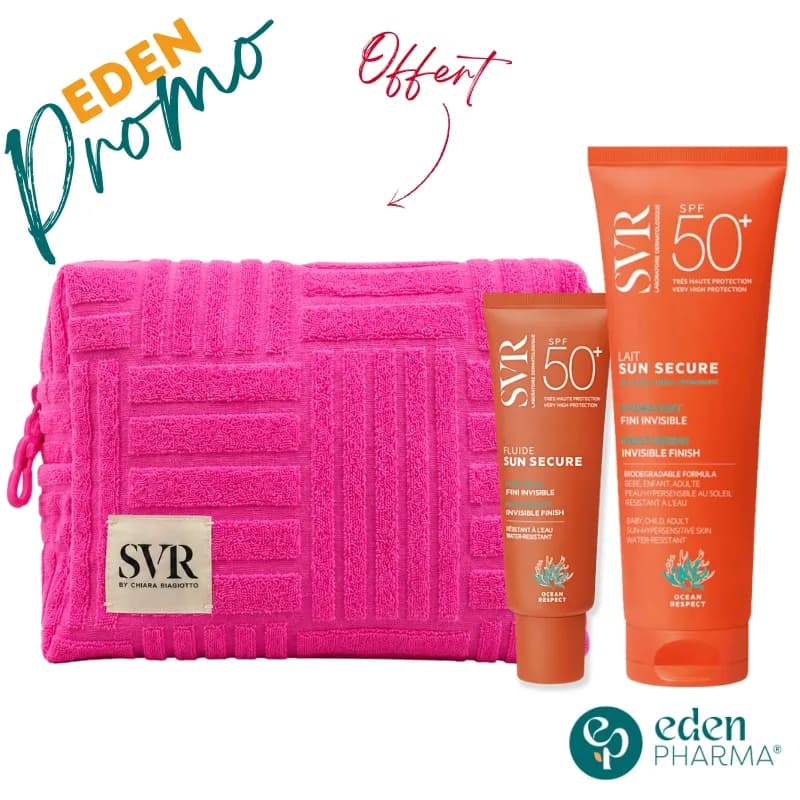 SVR PACK SUN SECURE FLUIDE SPF50 50 ML + LAIT FAMILIALE SPF50+ 250 ML 