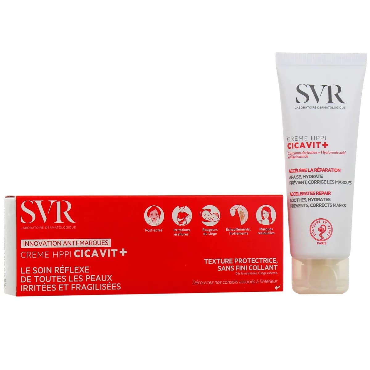 SVR Cicavit+ Creme Hppi Peaux Abimées Soin Cicatrisant et Apaisant 40 ml