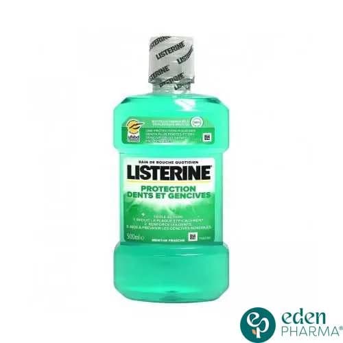 Listerine Bain de Bouche Protection Dents et Gencives 500 ml