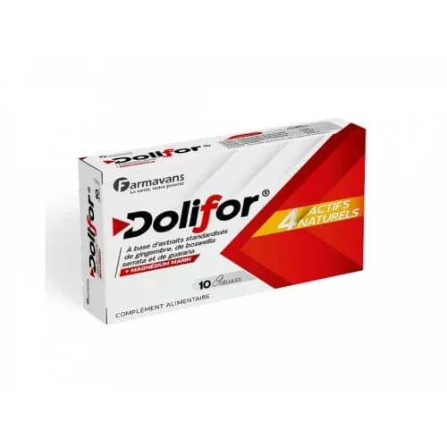 Farmavans Dolifor 4 Actifs Naturels 10 Gelules