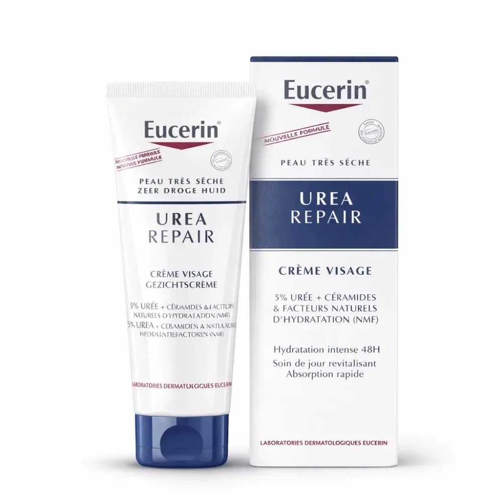 Eucerin Urea Repair Creme Visage Peau Seche 50 ml