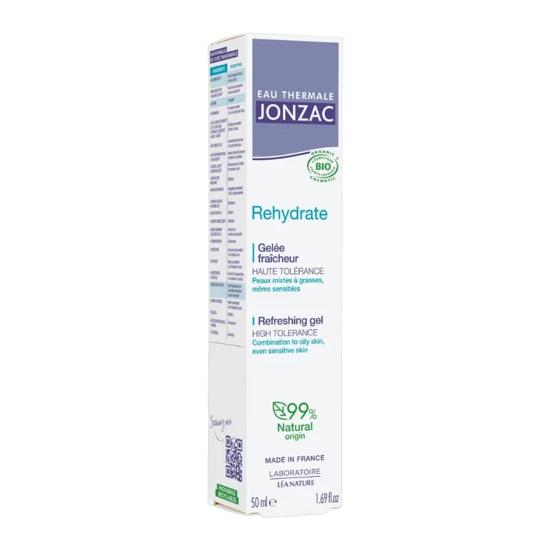 JONZAC REHYDRATE GELEE FRAICHEUR PEAU MIXTE A GRASSE 50ML