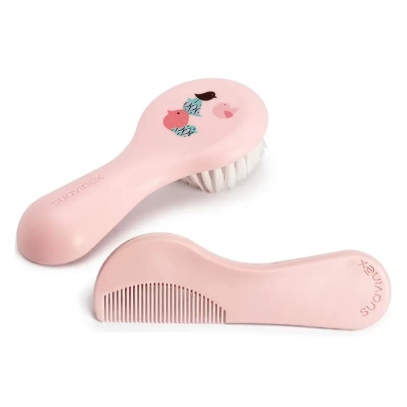 SUAVINEX SET BROSSE + PEIGNE BIRDIES