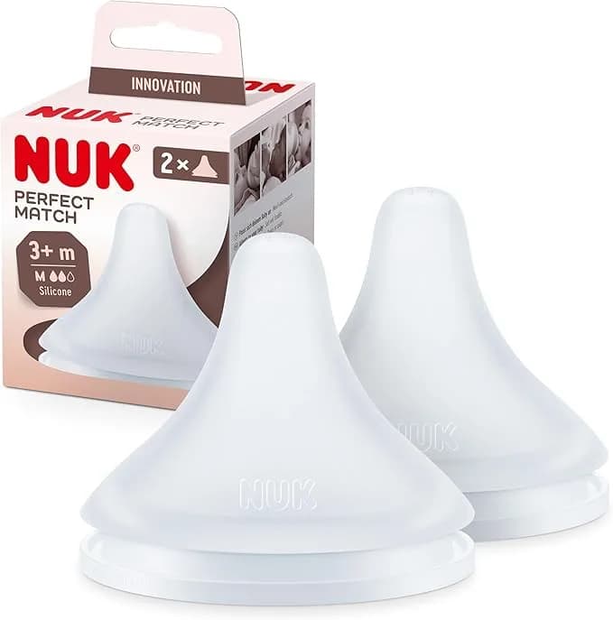 Tètine Nuk Perfect Match en Silicone Souple 2 Pièces