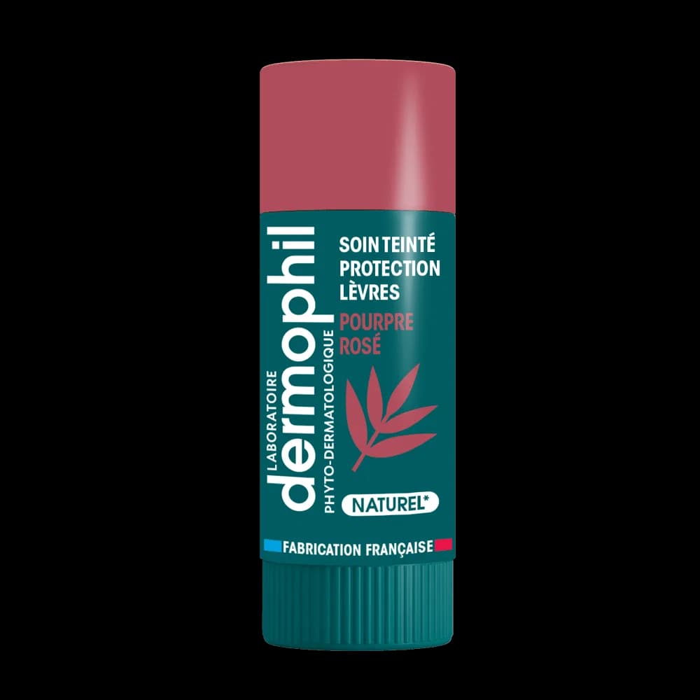 Dermophil Stick a Levres Soin Teinte Pourpre Rose 4 gr