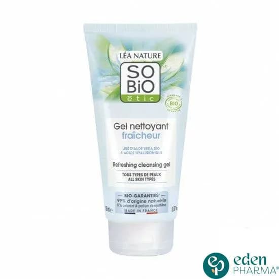 So Bio Etic Hydra Aloe Vera Gel Nettoyant Fraicheur 150 ml