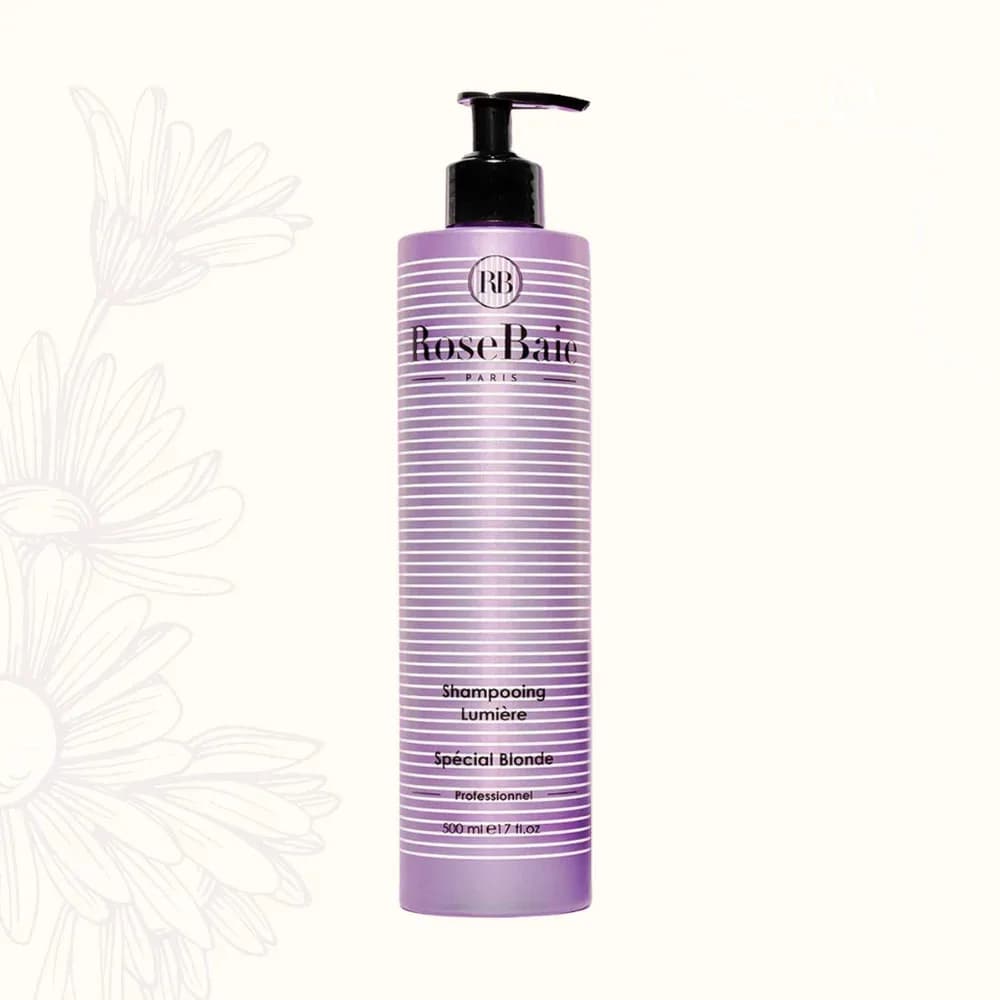 Rosebaie Shampoing Camomille X Kératine Spécial Blonde 500 ml