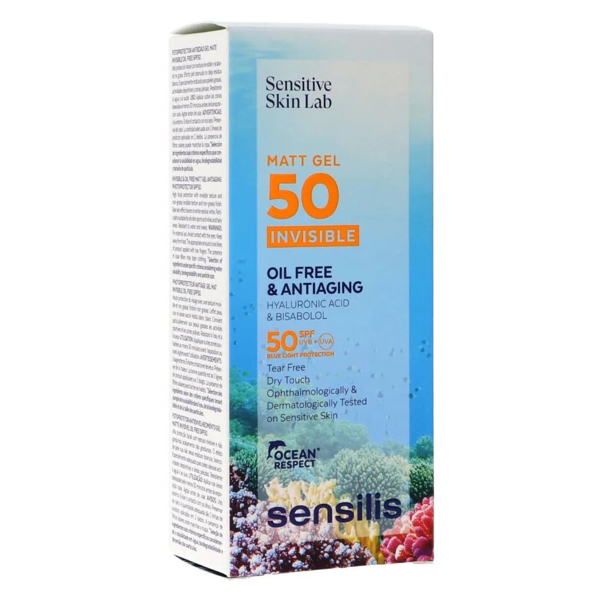 Sensilis Ecran Gel Mat Invisible Oil Free Anti Age SPF50+ 40 ml