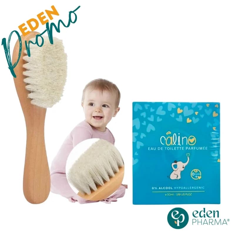 Esthelle Calino Coffret (Eau de Toilette Parfum 50 ml +Brosse Bebe Cheveux)