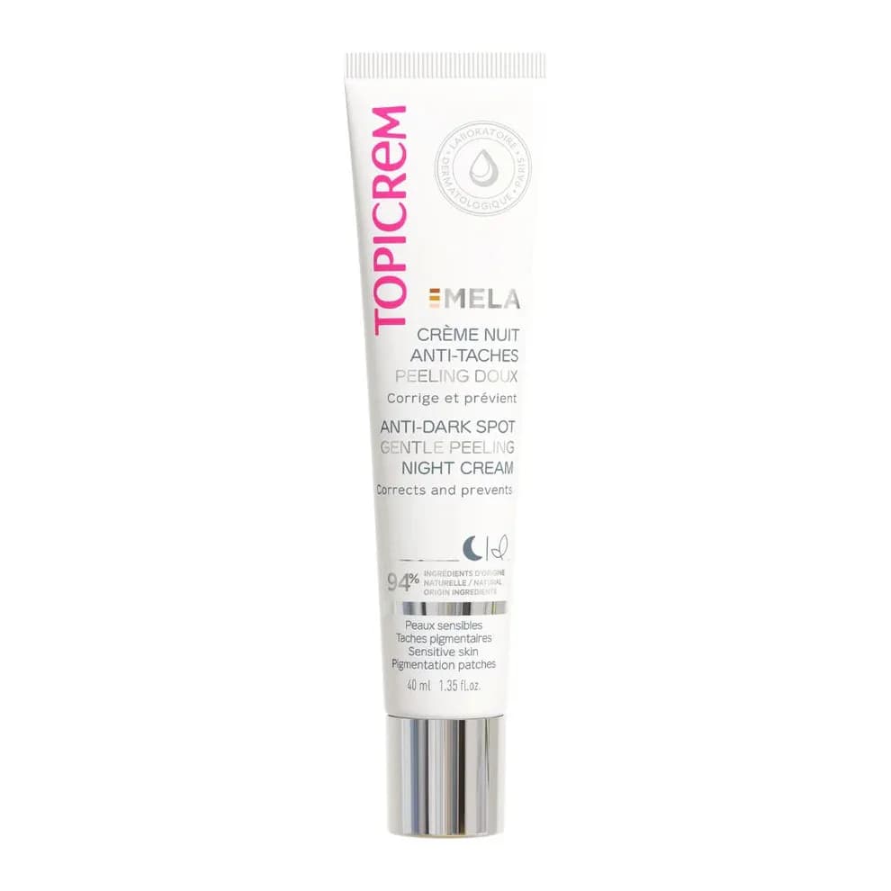 Topicrem Mela Crème Nuit Anti-Taches Peeling Doux 40 ml