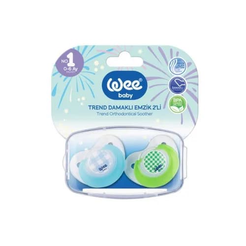Wee Baby Sucette Orthodontique Double Trend 154