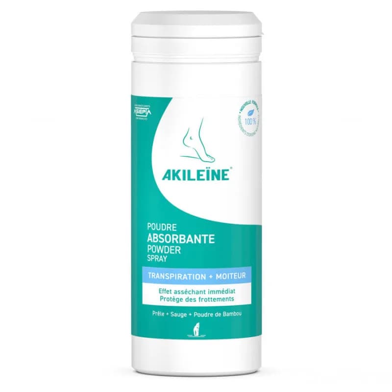 Akileine Poudre Anti Transpirante pour les Pieds 75 g