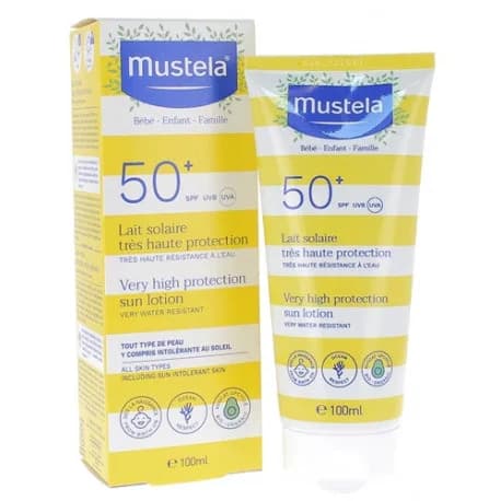 Mustela Lait Solaire Tres Haute Protection SPF50+ 100 ml