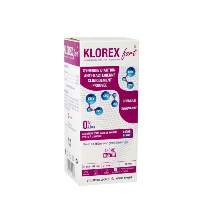 Stoderma Klorex Fort Bain de Bouche 250 ml