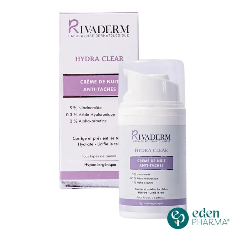 Rivaderm Hydra Clear Creme Hydra Anti Taches 50 gr