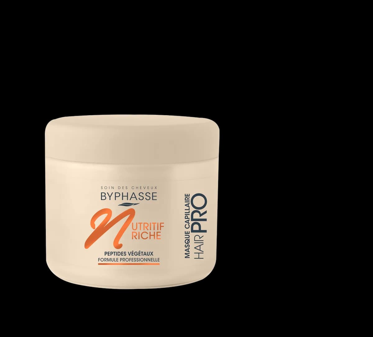 Byphasse Hair Pro Masque Capillaire Nutritiv Riche Cheveux Secs 500 ml