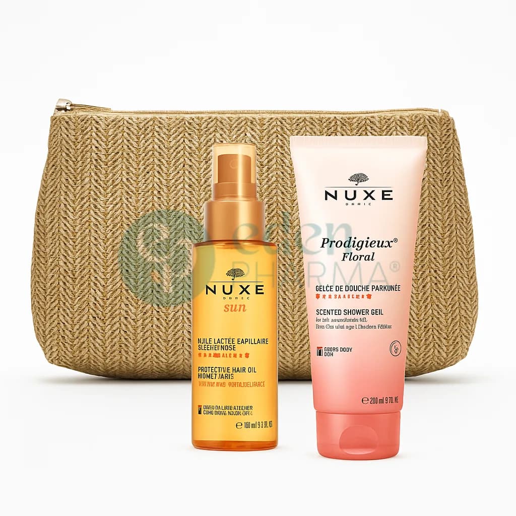 Nuxe Trousse Sun Huile Lactée Capillaire 100 ml + Gelee Florale de Douche 200 ml Gratuit