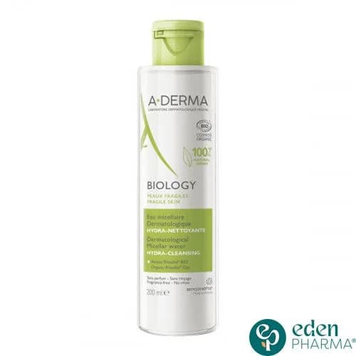 A-Derma Biology Eau Micellaire Dermatologique Hydra-Nettoyante 200 ml
