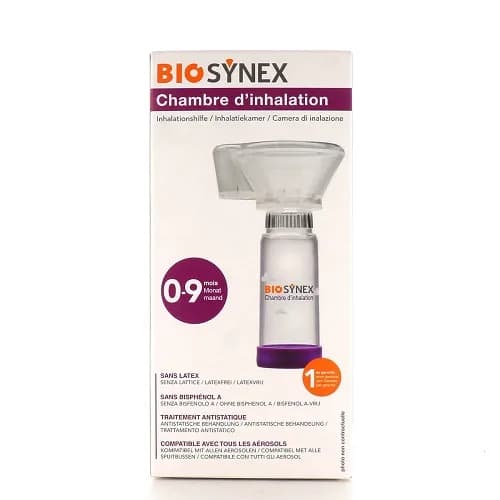 BIOSYNEX CHAMBRE D’INHALATION 0-9 MOIS