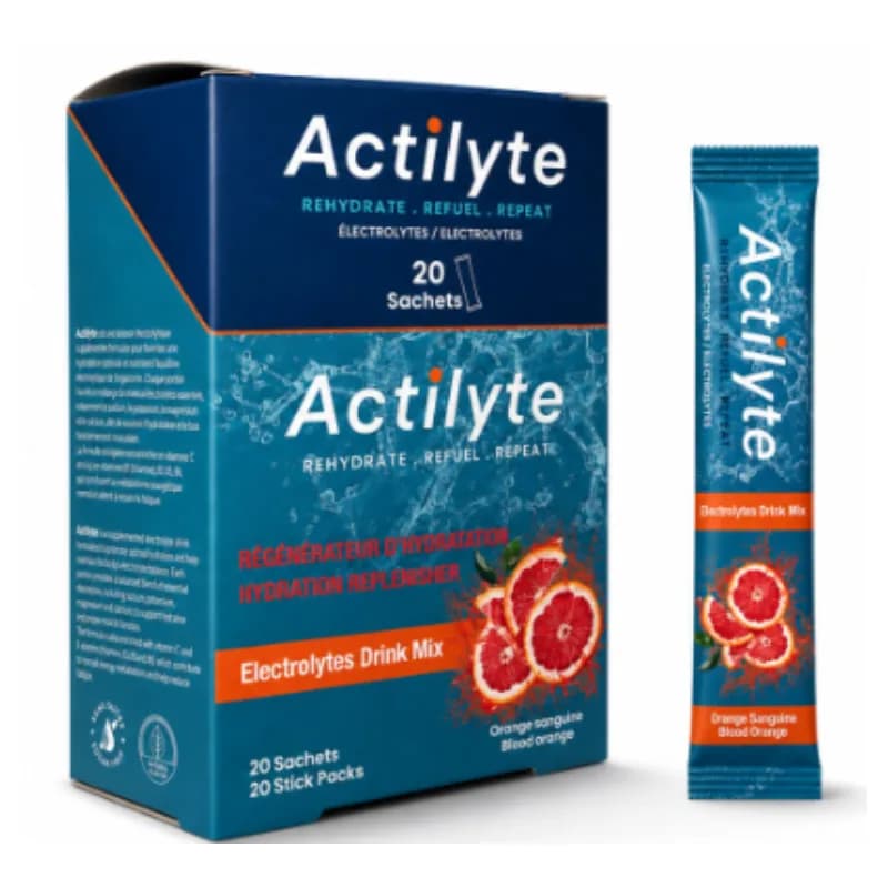 ACTILYTE ELECTROLYTES DRINK MIX 20 SACHETS GOUT ORANGE SANGUINE