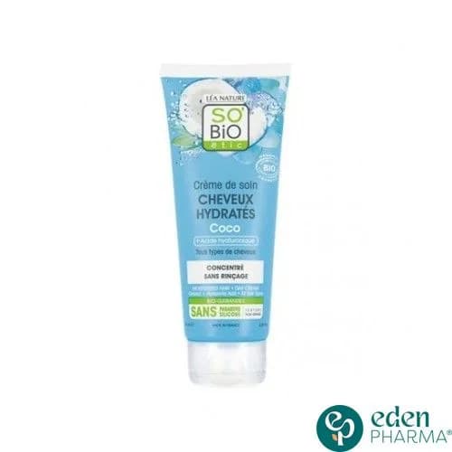 So'Bio Creme de Soin Cheveux Hydrates Coco Bio 100 ml