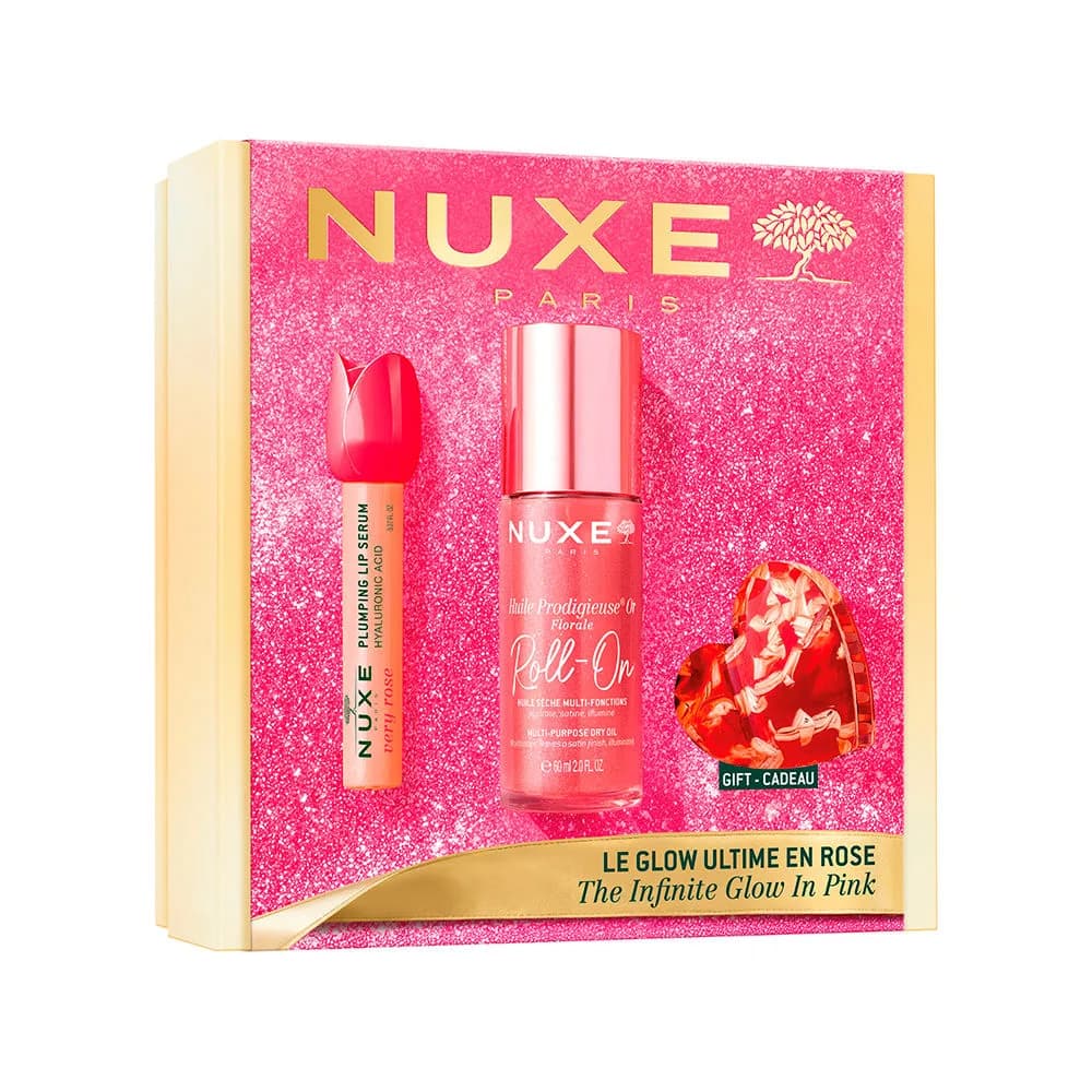NUXE COFFRET NOEL LE GLOW ULTIME EN ROSE 