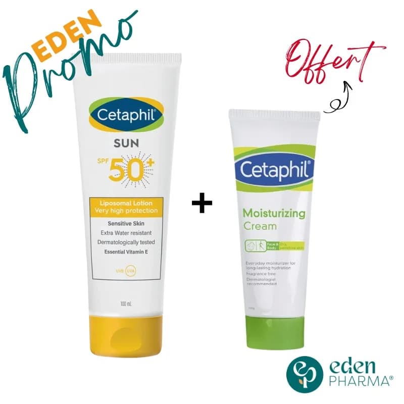 Cetaphil Pack Sun Liposomal SPF50+ 100 ml + Creme Hydratante 50 ml Gratuite