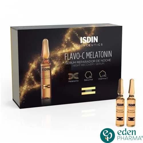 Isdinceutics Flavo-C Melatonin Serum Reparateur Nuit 30 Unidoses de 2 ml