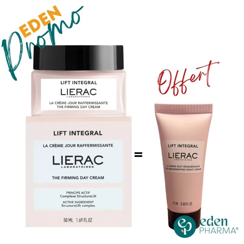 Lierac Lift Integral la Creme Jour Raffermissante 50ml+creme Nuit 15 ml Offert