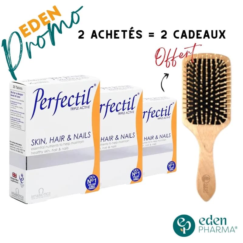 Perfectil Pack 3 Boites 1 Gratuit et Brosse Offert