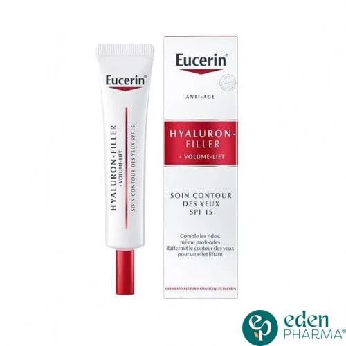 Eucerin Hyaluron Filler Volume Lift Soin Contour des Yeux SPF15 15 ml