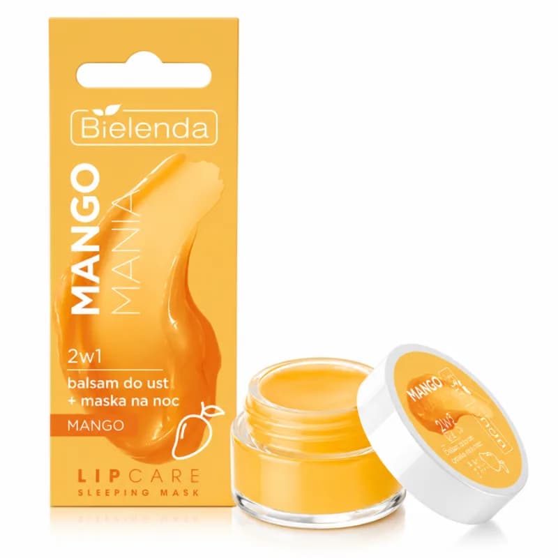 Bielenda Lip Care Masque de Nuit+baume 2en1 Extrait de Mangue & Beurre de Karite 10 g