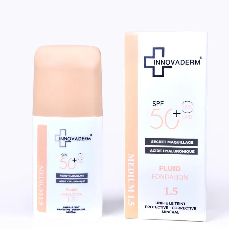 Innovaderm Fond de Teint Fluid Mineral Medium 1.5 SPF50+ 30 ml