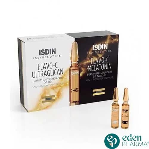 Isdinceutics Flavo-C Day And Night - 2x10 Ampoules de 2 ml