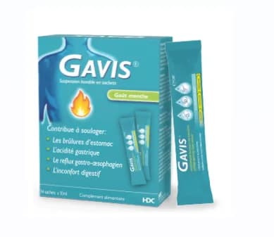GAVIS SACHET SUSPENSION BUVABLE BOITE 14