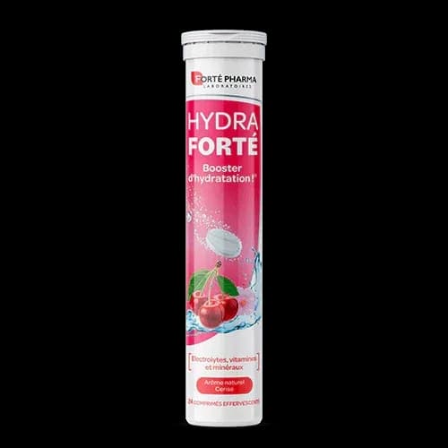 FORTE PHARMA HYDRA FORTE Cerise COMP 24 EFFERVESCENT