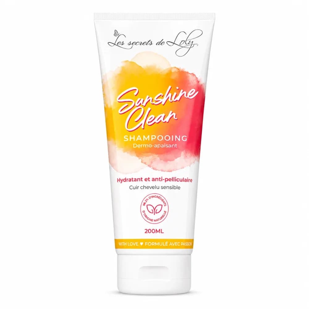 LES SECRETS DE LOLY SUNSHINE CLEAN SHAMPOOING CUIR CHEVELU SENSIBLE 200ML