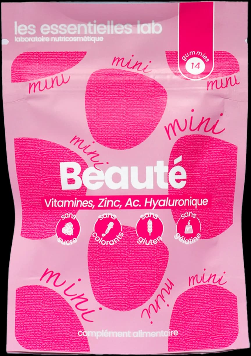 LES ESSENTIELLES LAB BEAUTE GUMMIES FRUITS ROUGES 14 GUMMIES