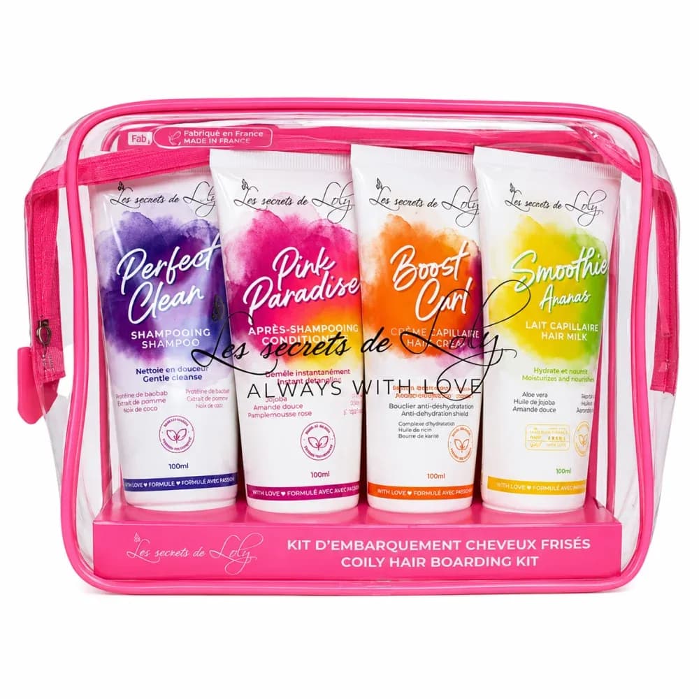 LES SECRETS DE LOLY TROUSSE DE VOYAGE CHEVEUX FRISES