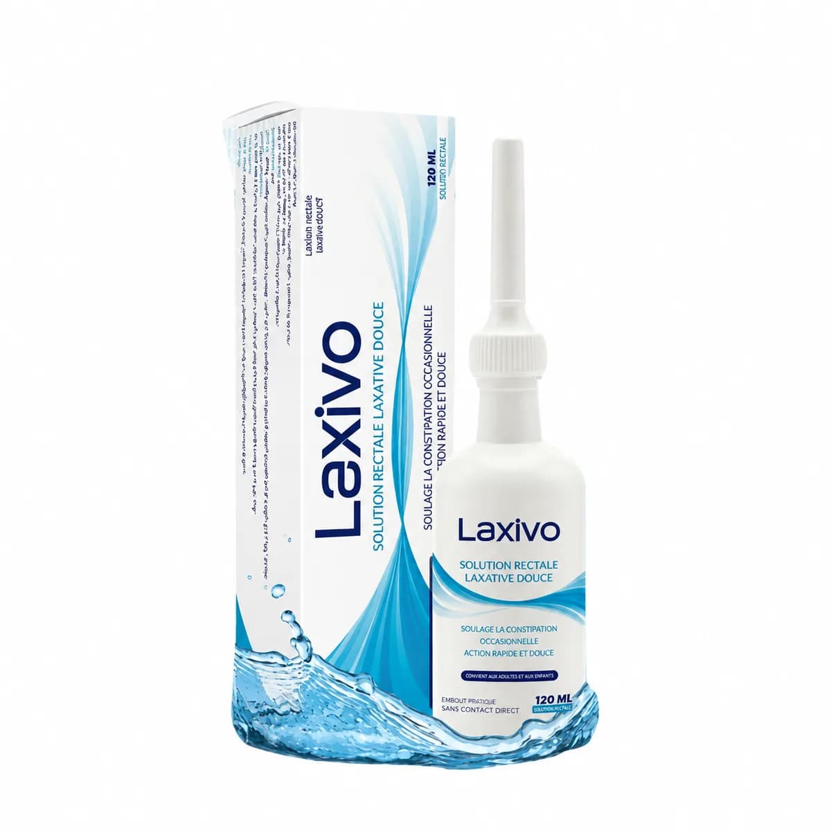 LAXIVO SOLUTION RECTALE LAXATIVE DOUCE 120ML